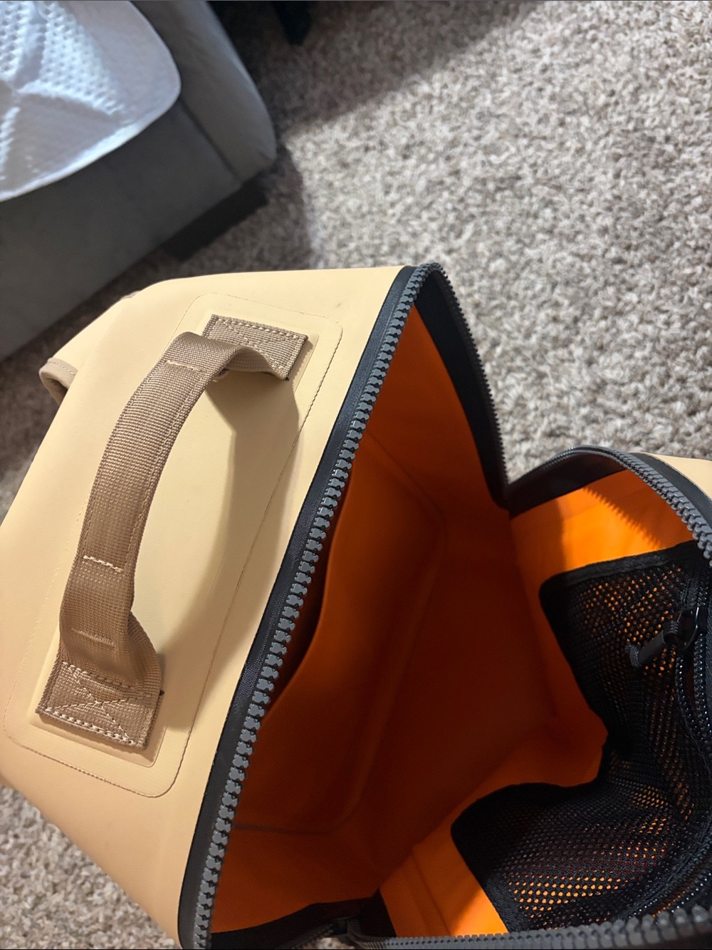 YETI Tan Compact Hard-Shell Backpack - Picture 2 of 3